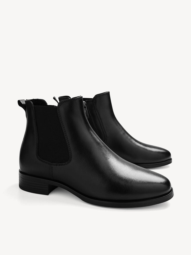 cuoio chelsea boot - nero 1-25377-45-001 compra tamaris stivaletti online