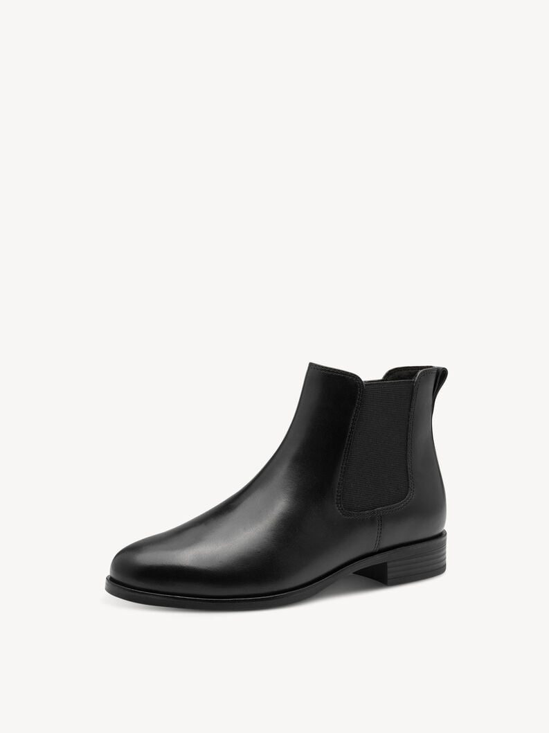 cuoio chelsea boot - nero 1-25377-45-001 compra tamaris stivaletti online
