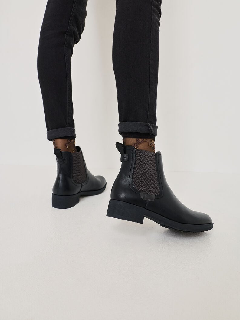 chelsea boot - nero 1-25378-45-001 compra tamaris stivaletti online
