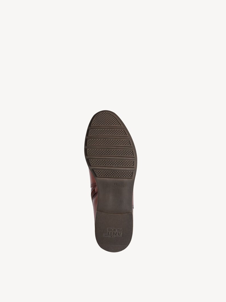 bootie in pelle - marrone 1-25391-45-348 compra tamaris stivaletti online