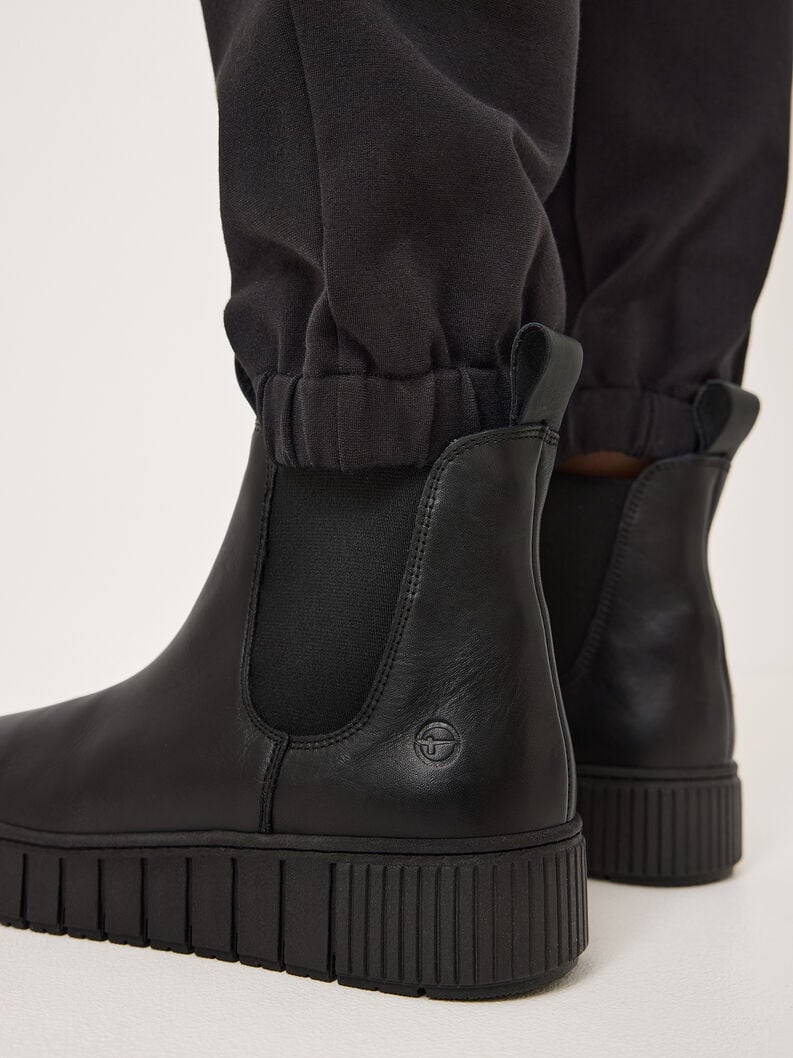 cuoio chelsea boot - nero 1-25403-43-003 compra tamaris stivaletti online