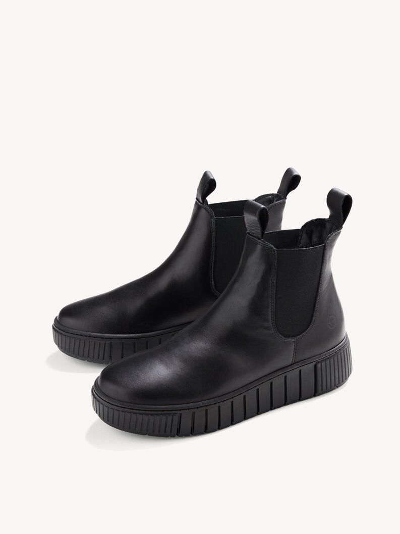 cuoio chelsea boot - nero 1-25403-43-003 compra tamaris stivaletti online