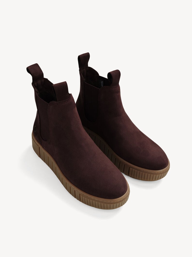 cuoio chelsea boot - rosso 1-25403-43-549 compra tamaris stivaletti online