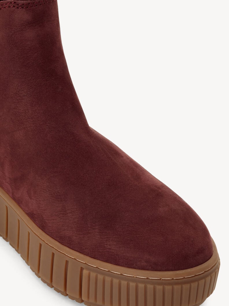 cuoio chelsea boot - rosso 1-25403-43-549 compra tamaris stivaletti online