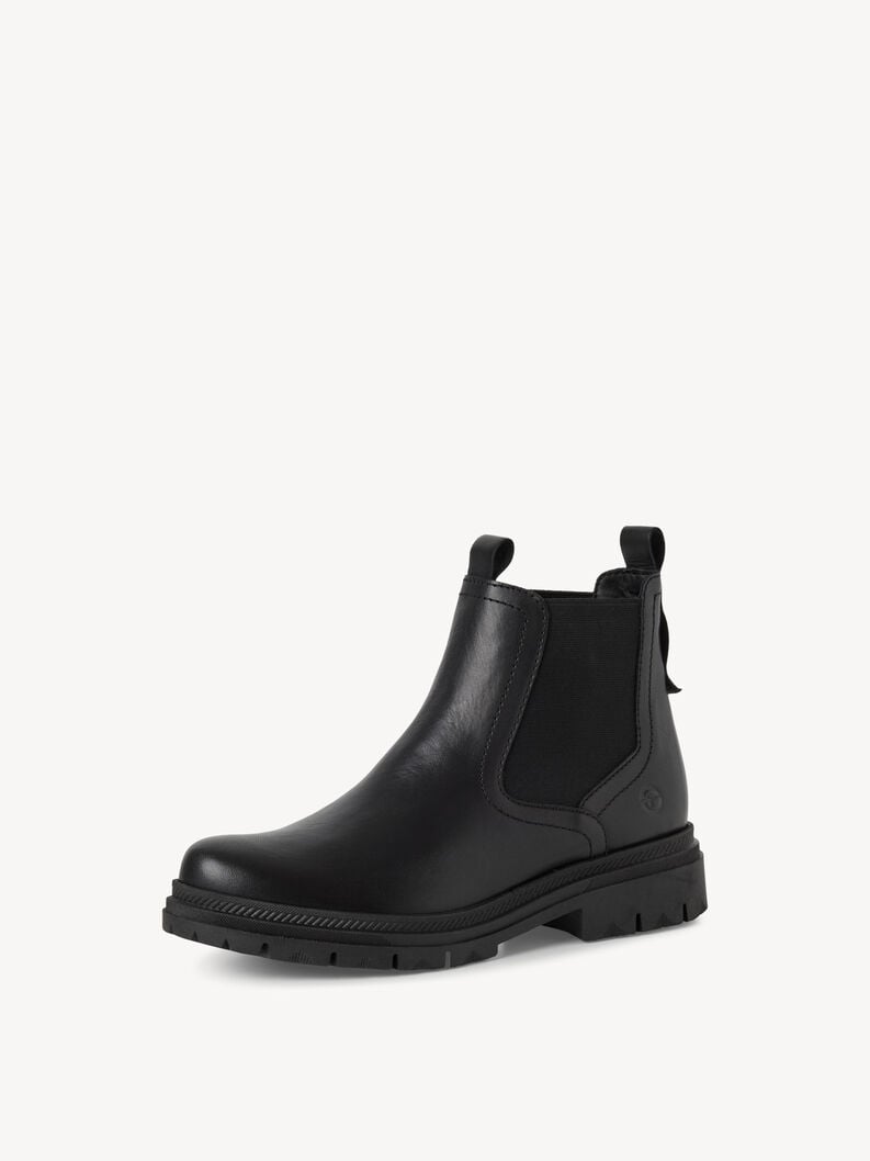 cuoio chelsea boot - nero 1-25407-45-003 compra tamaris stivaletti online