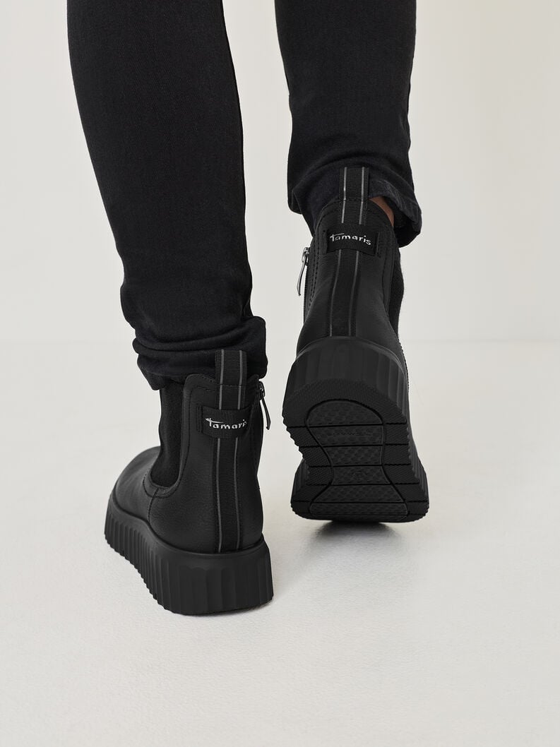 bootie nero 1-25420-45-001 compra tamaris stivaletti online