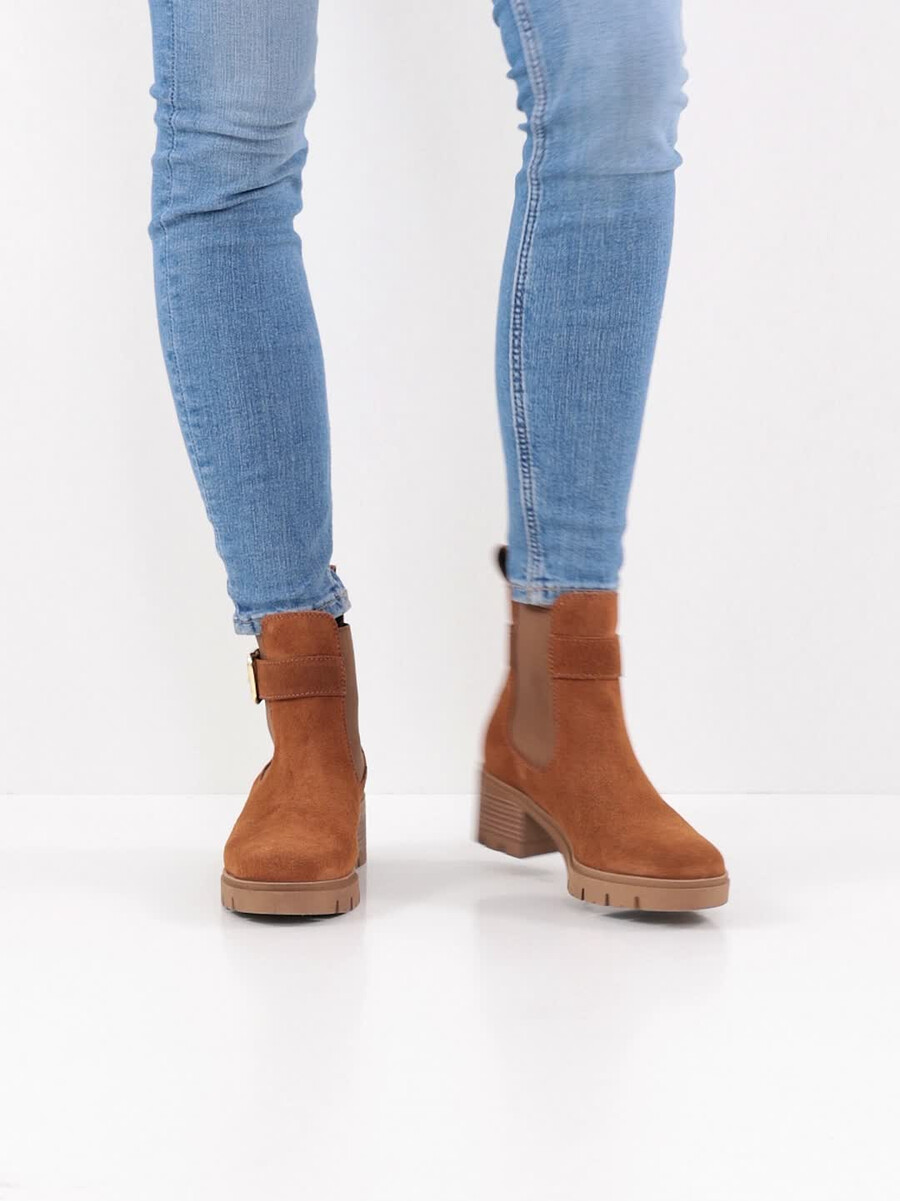 cuoio chelsea boot marrone 1-25447-43-305 compra tamaris stivaletti online