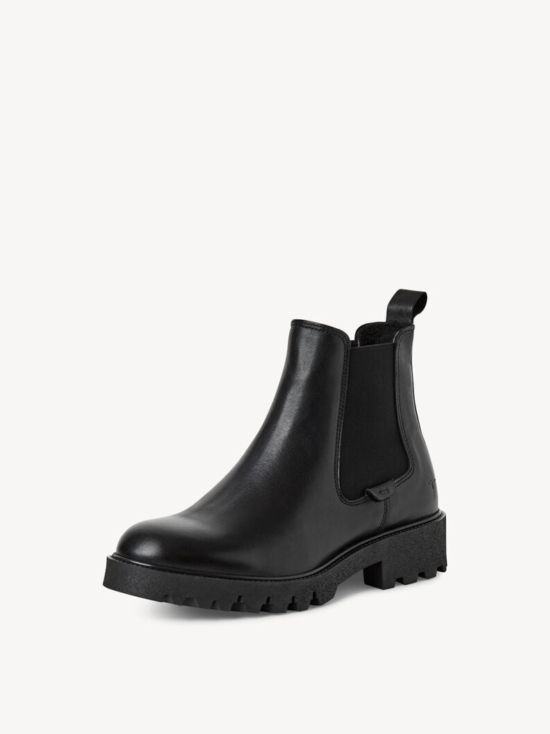 cuoio chelsea boot - nero 1-25448-45-001 compra tamaris stivaletti online