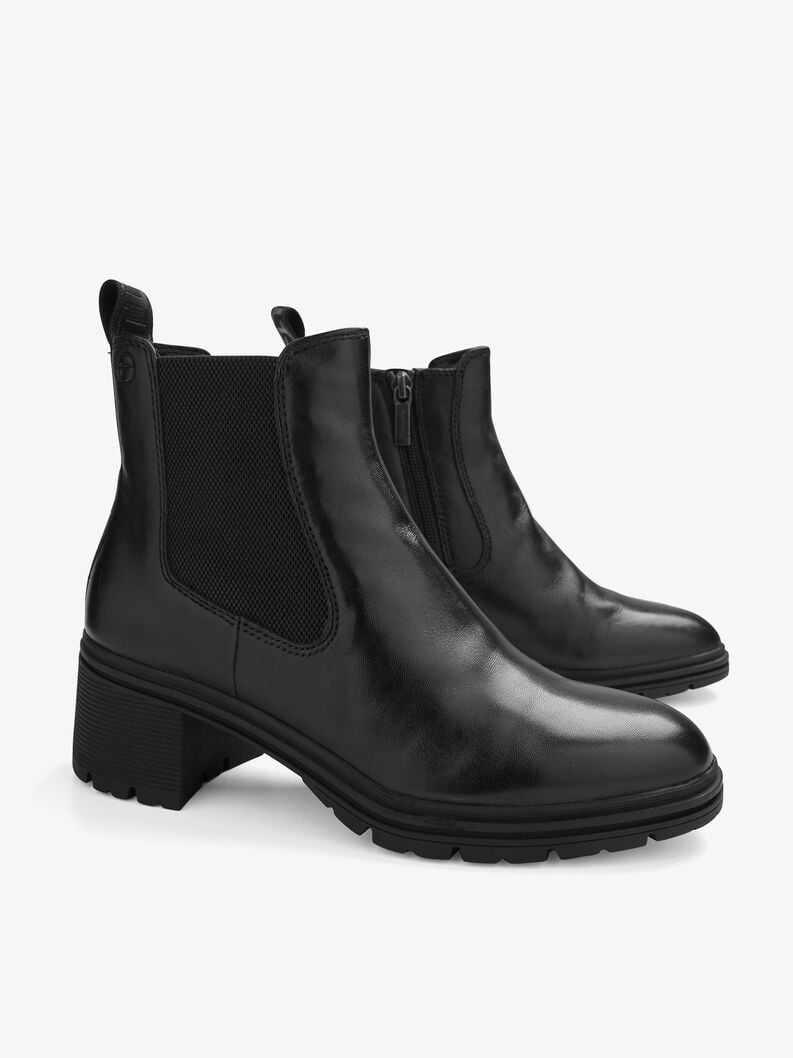 cuoio chelsea boot - nero 1-25456-43-001 compra tamaris stivaletti online