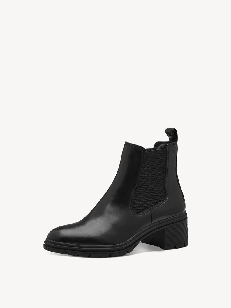 cuoio chelsea boot - nero 1-25456-43-001 compra tamaris stivaletti online