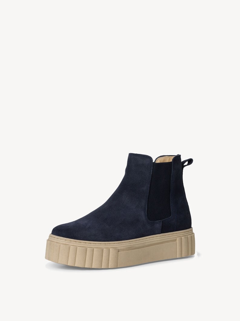 cuoio chelsea boot - blu 1-25460-41-805 compra tamaris stivaletti online