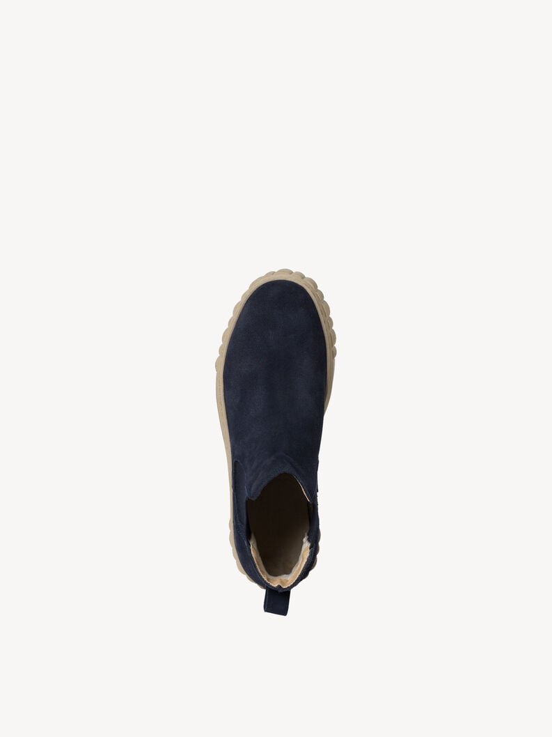 cuoio chelsea boot - blu 1-25460-41-805 compra tamaris stivaletti online