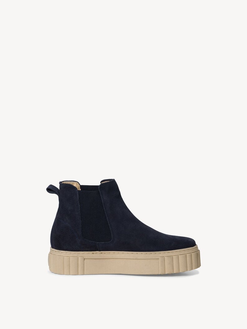 cuoio chelsea boot - blu 1-25460-41-805 compra tamaris stivaletti online