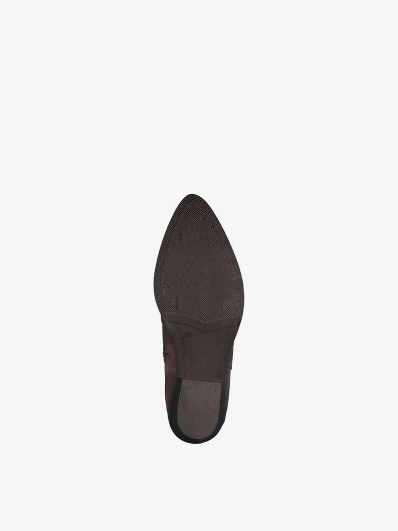 bootie in pelle - marrone 1-25702-41-304 compra tamaris stivaletti online
