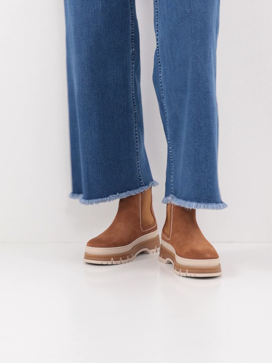 cuoio chelsea boot marrone 1-25808-45-305 compra tamaris stivaletti online