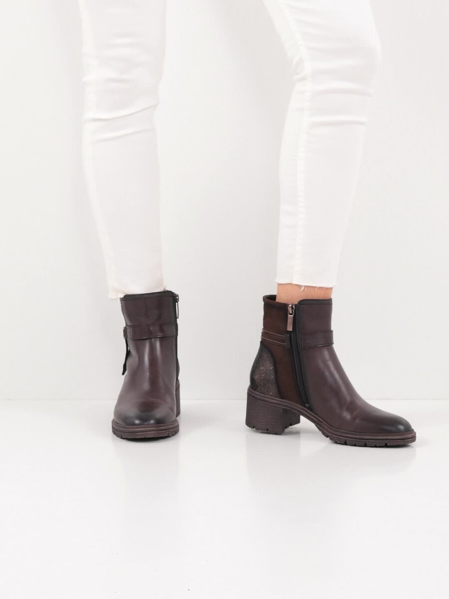 bootie marrone 1-25823-45-304 compra tamaris stivaletti online