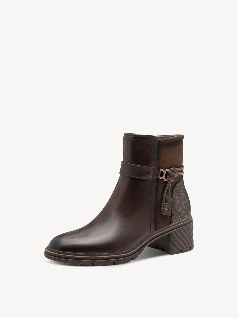 bootie marrone 1-25823-45-304 compra tamaris stivaletti online
