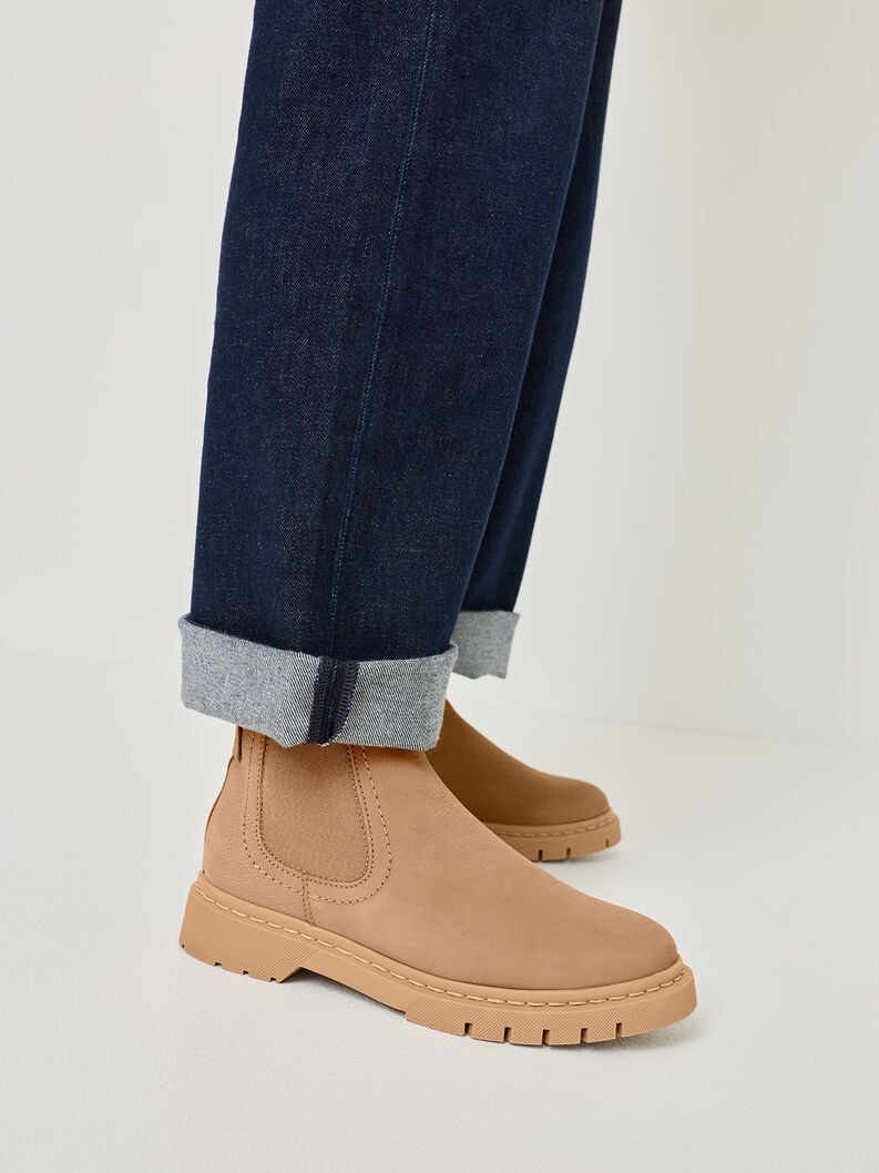 cuoio chelsea boot - beige 1-25829-43-411 compra tamaris stivaletti online
