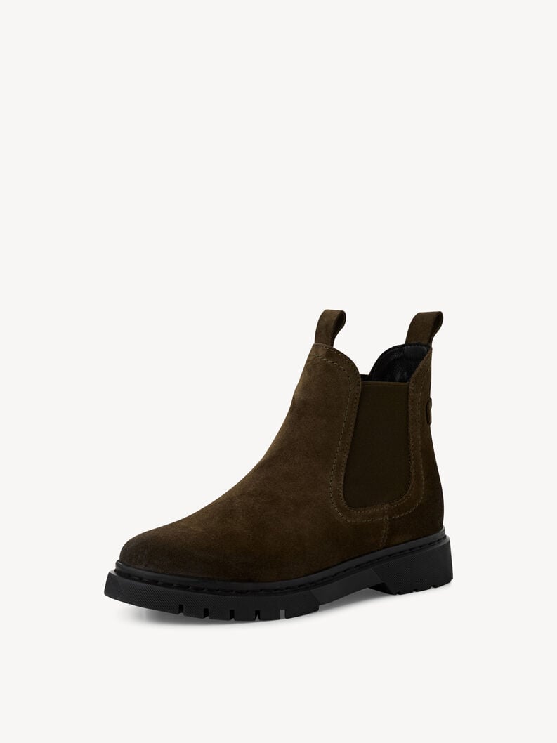 cuoio chelsea boot - khaki 1-25829-43-744 compra tamaris stivaletti online