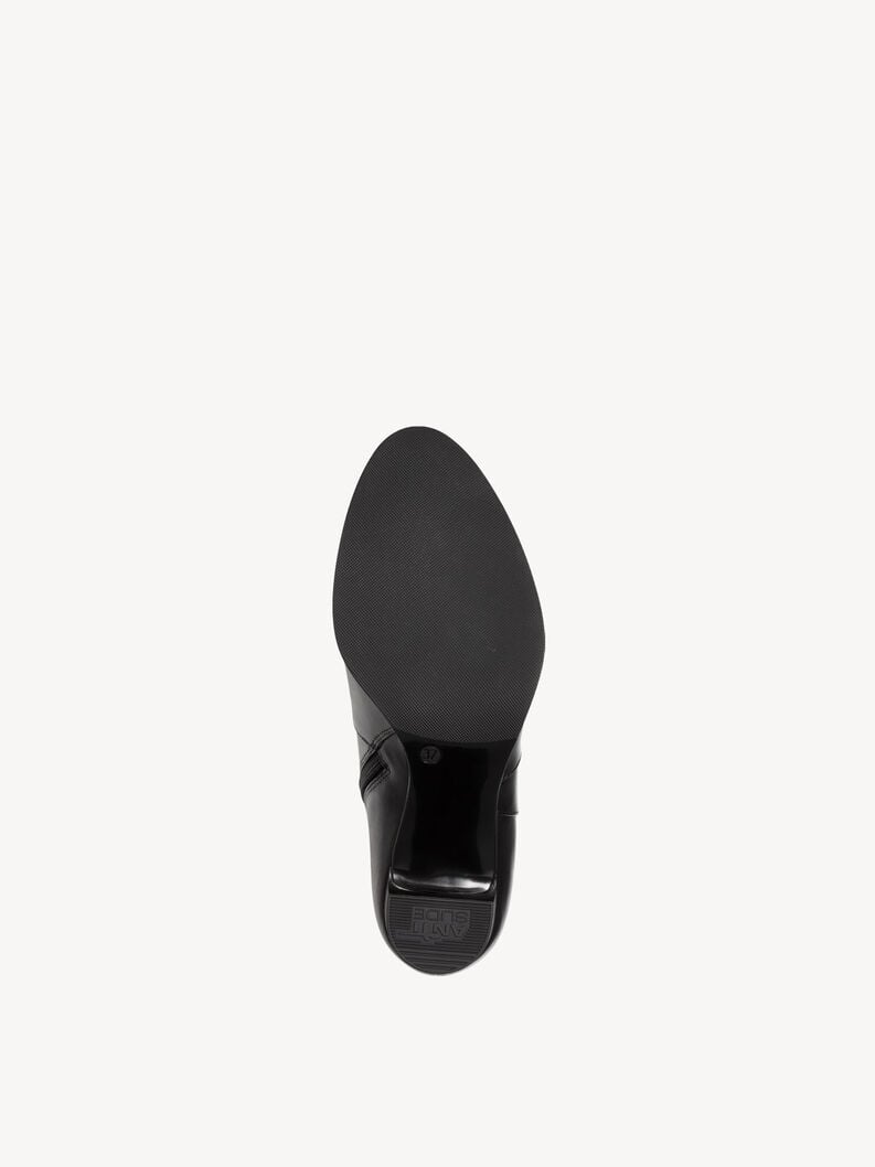 bootie in pelle - nero 1-25956-41-001 compra tamaris stivaletti online