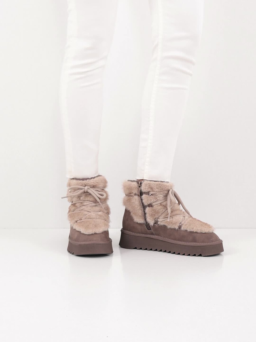 bootie - beige fodera calda 1-26475-45-341 compra tamaris stivaletti online