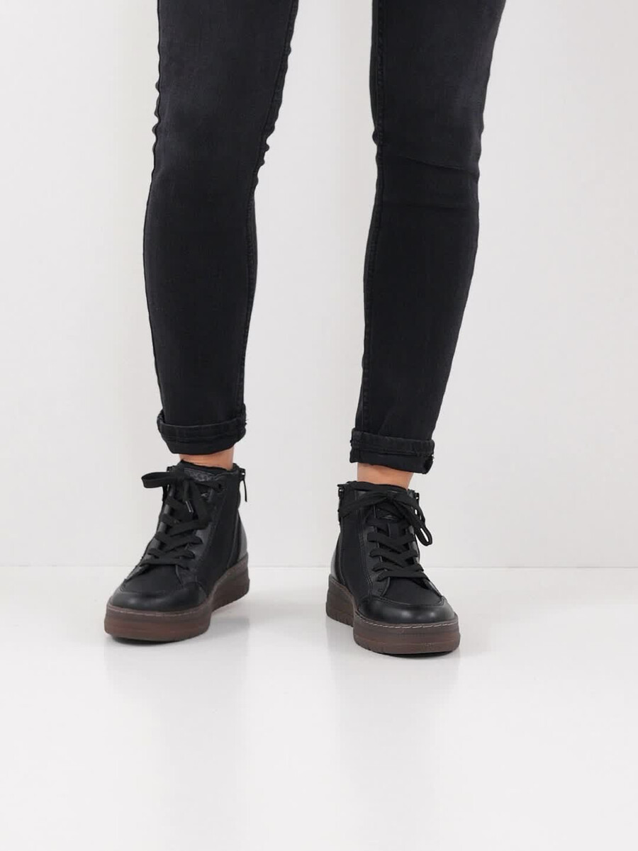 bootie nero 8-85212-45-098 compra tamaris ampia stivaletti online