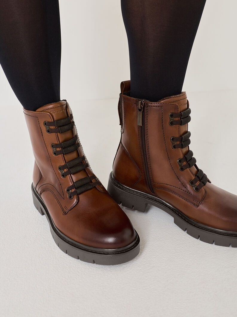 bootie marrone 8-85217-45-305 compra tamaris ampia stivaletti online