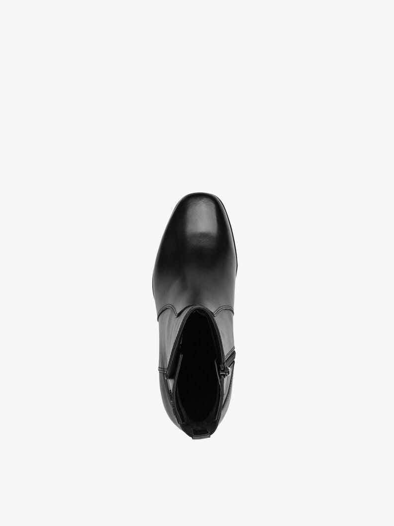 bootie in pelle - nero 8-85300-45-001 compra tamaris ampia stivaletti online