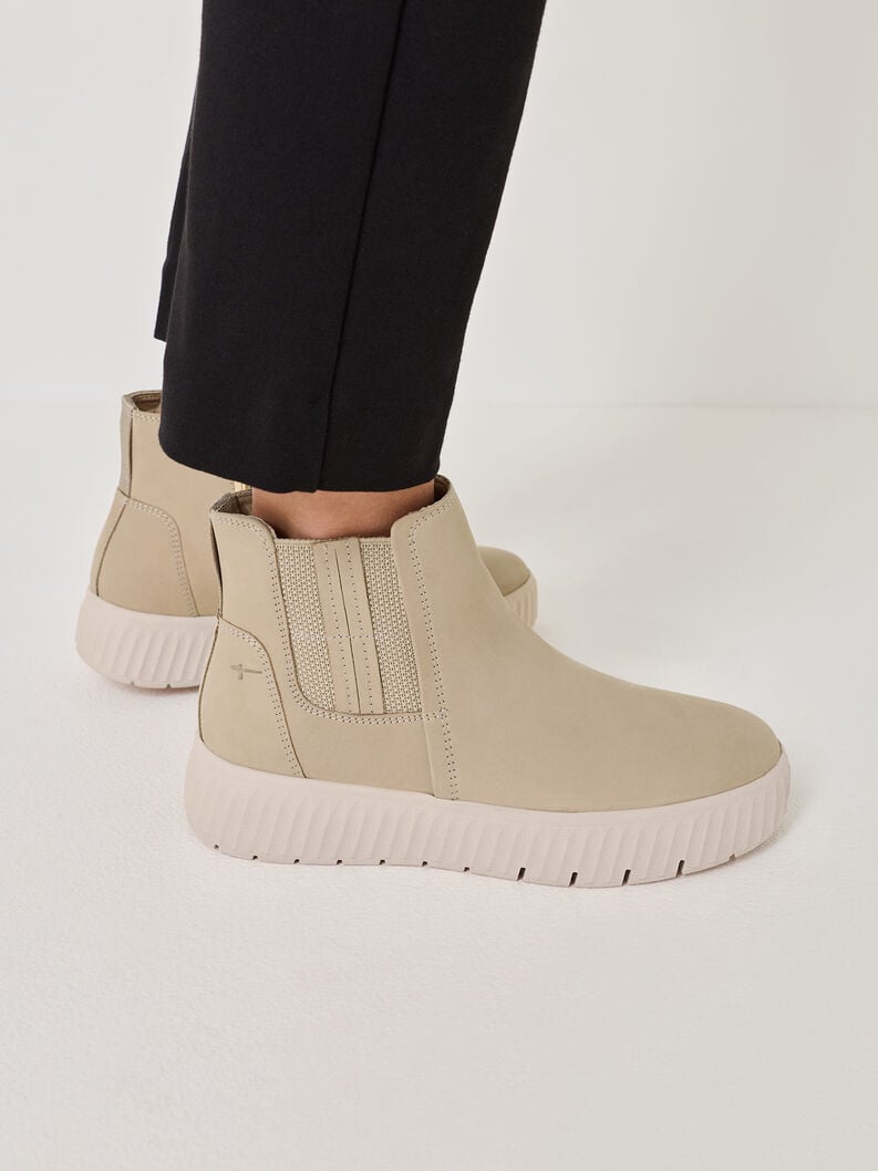 cuoio chelsea boot - beige 8-85405-45-400 compra tamaris ampia stivaletti online
