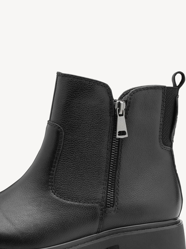 bootie in pelle - nero 8-85406-45-001 compra tamaris ampia stivaletti online