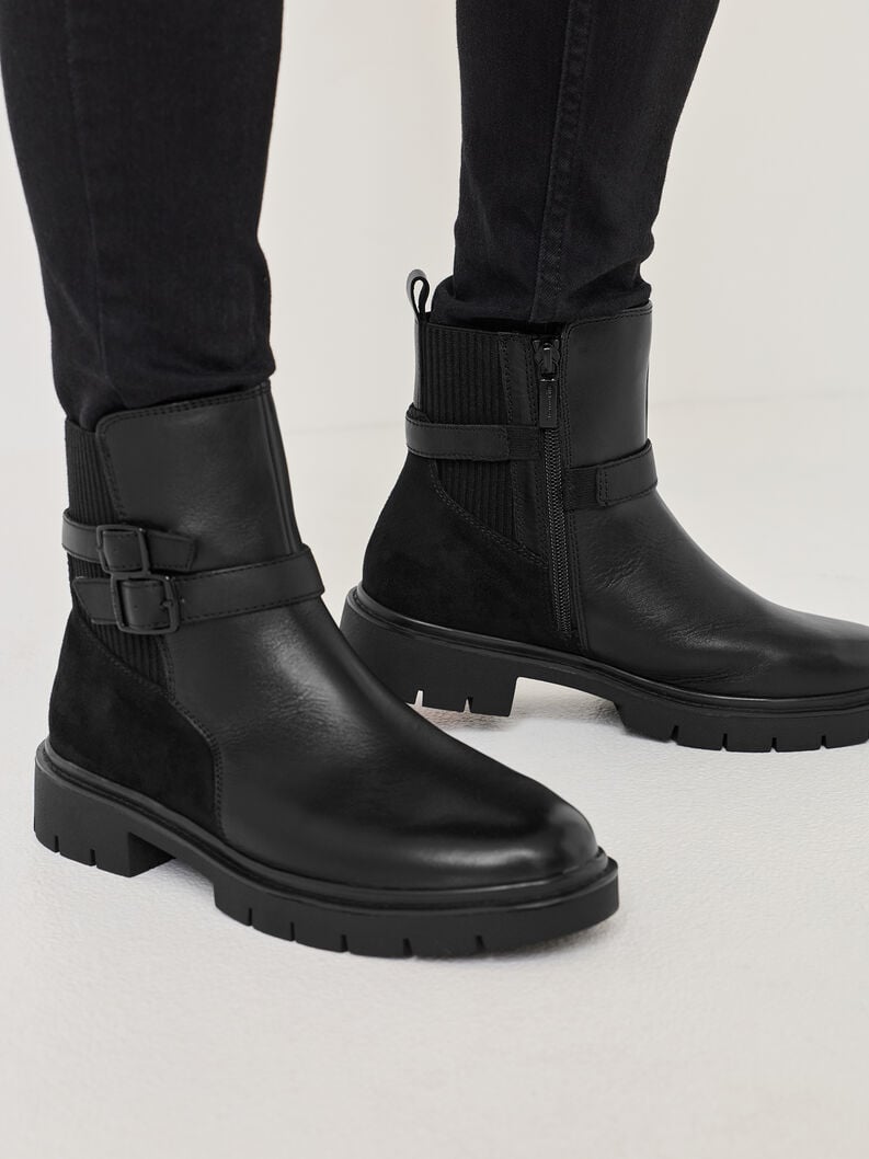 bootie nero 8-85407-45-001 compra tamaris ampia stivaletti online