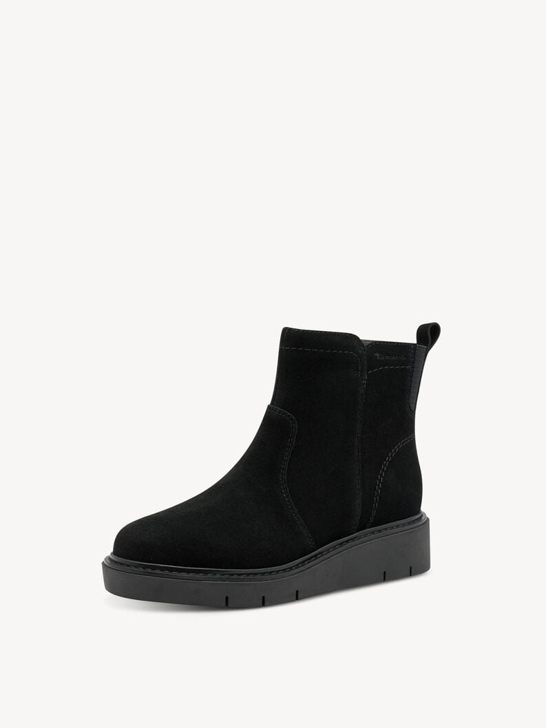 bootie in pelle - nero 8-85408-45-019 compra tamaris ampia stivaletti online