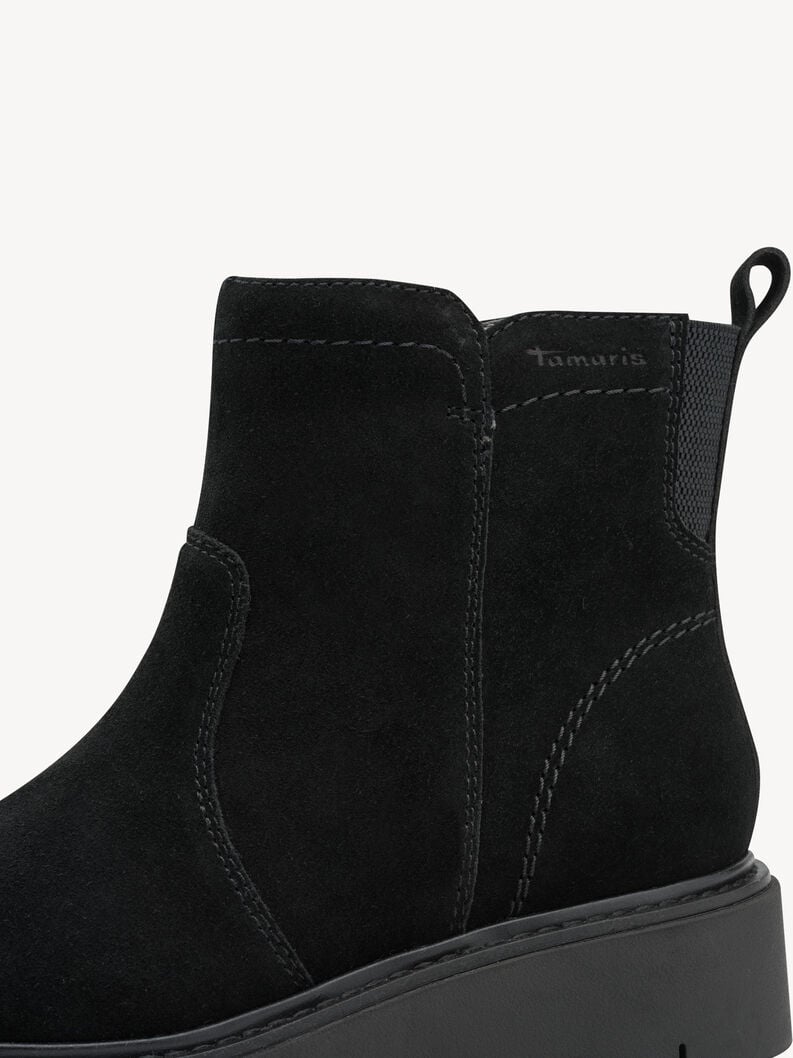 bootie in pelle - nero 8-85408-45-019 compra tamaris ampia stivaletti online