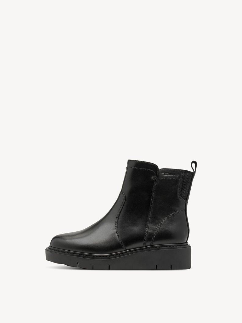 bootie in pelle - nero 8-85408-45-022 compra tamaris ampia stivaletti online