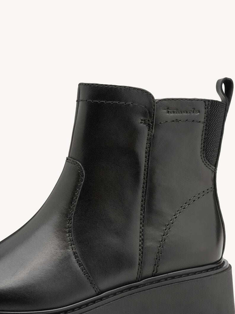 bootie in pelle - nero 8-85408-45-022 compra tamaris ampia stivaletti online