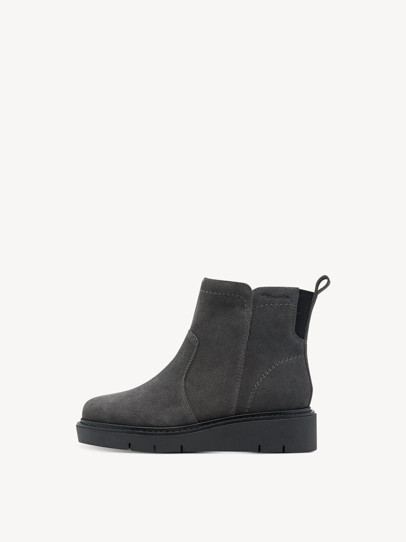 bootie in pelle - grigio 8-85408-45-216 compra tamaris ampia stivaletti online