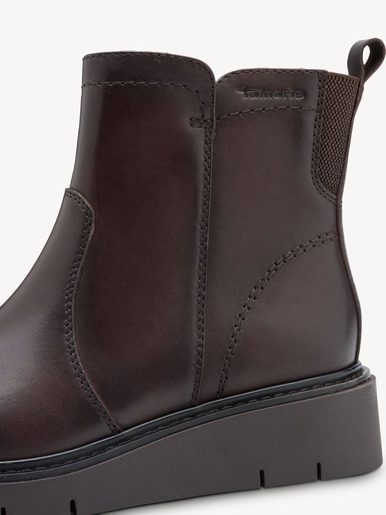 bootie in pelle - marrone 8-85408-45-301 compra tamaris ampia stivaletti online