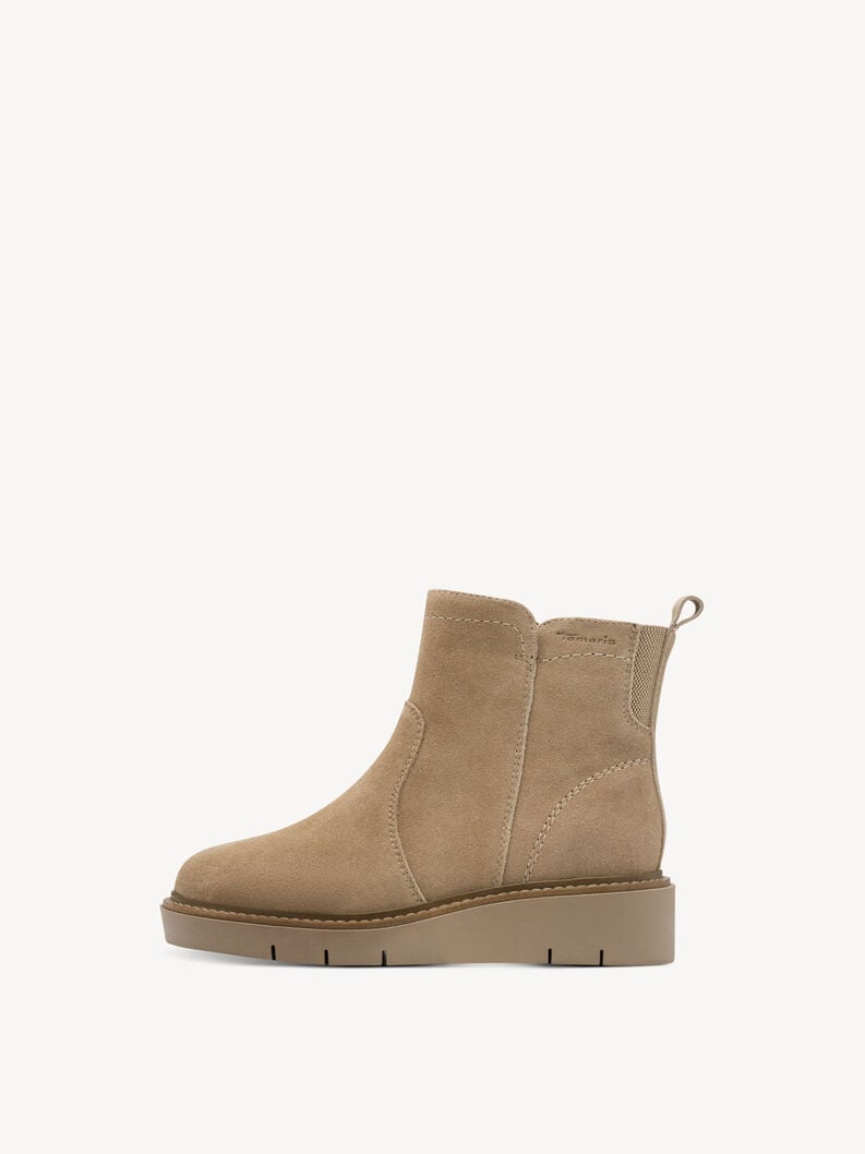 bootie in pelle - marrone 8-85408-45-311 compra tamaris ampia stivaletti online