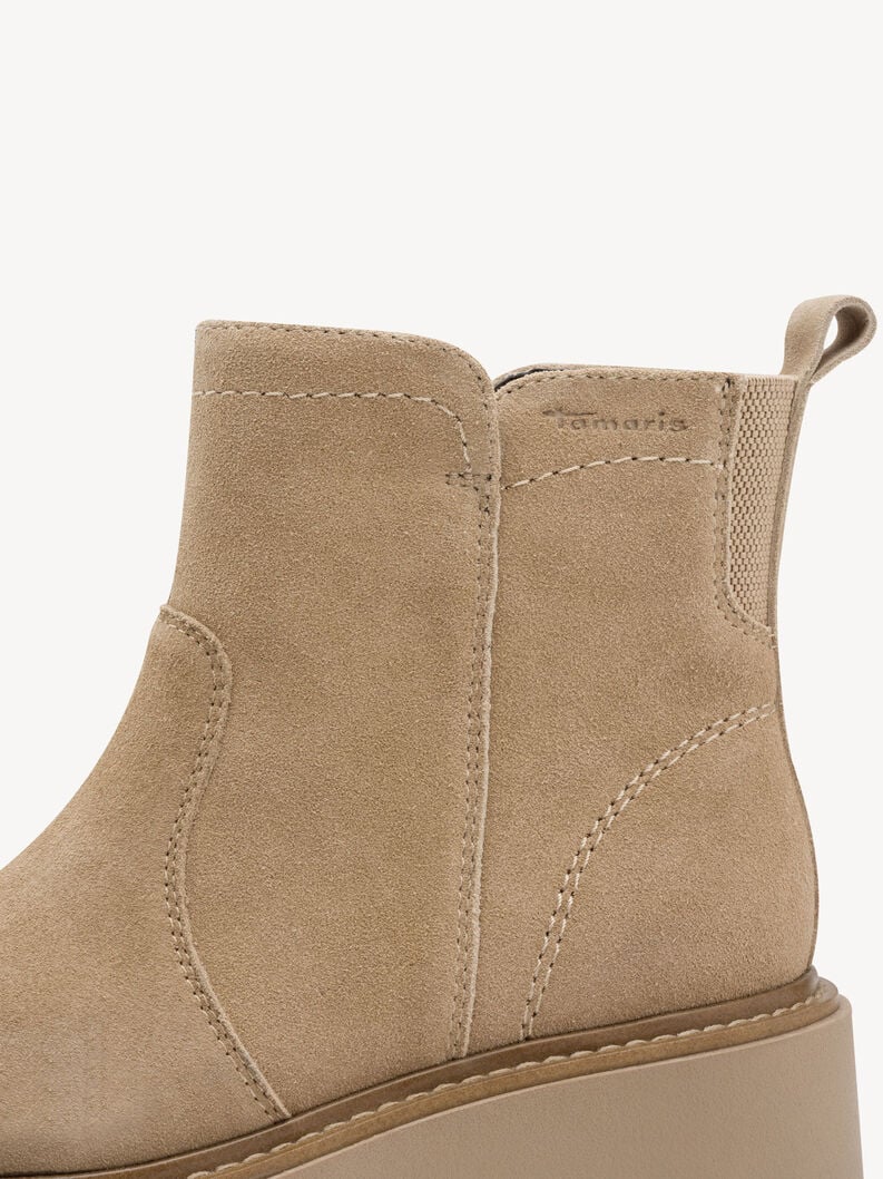 bootie in pelle - marrone 8-85408-45-311 compra tamaris ampia stivaletti online