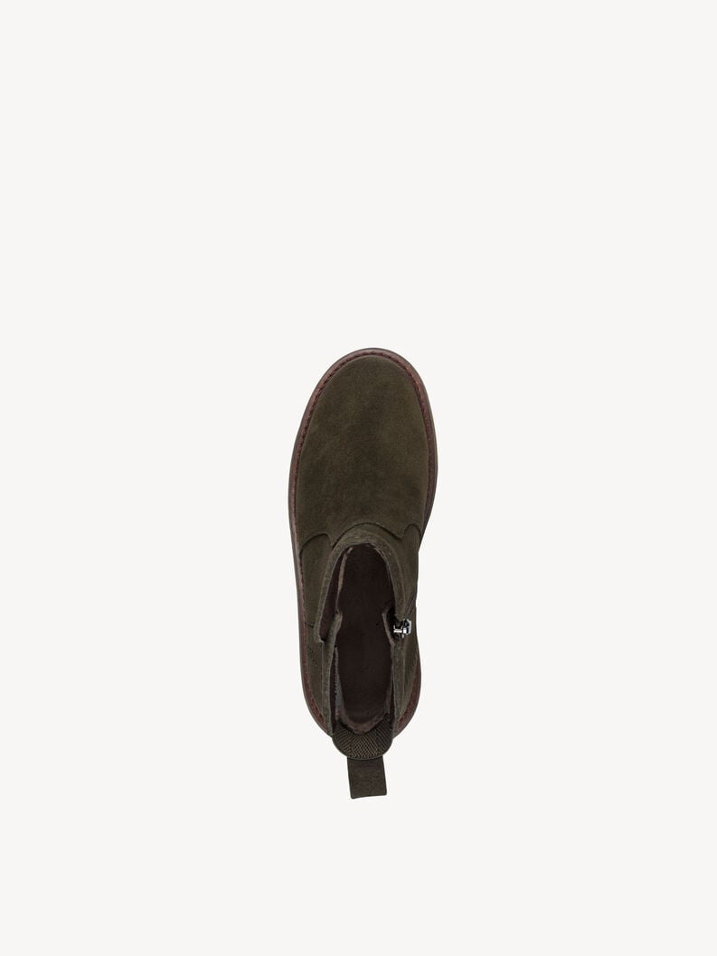 bootie in pelle - khaki 8-85408-45-725 compra tamaris ampia stivaletti online