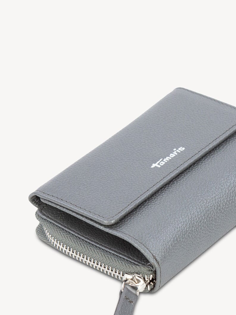 portafoglio in pelle - argento 50007-833 compra tamaris borse amp custodie online
