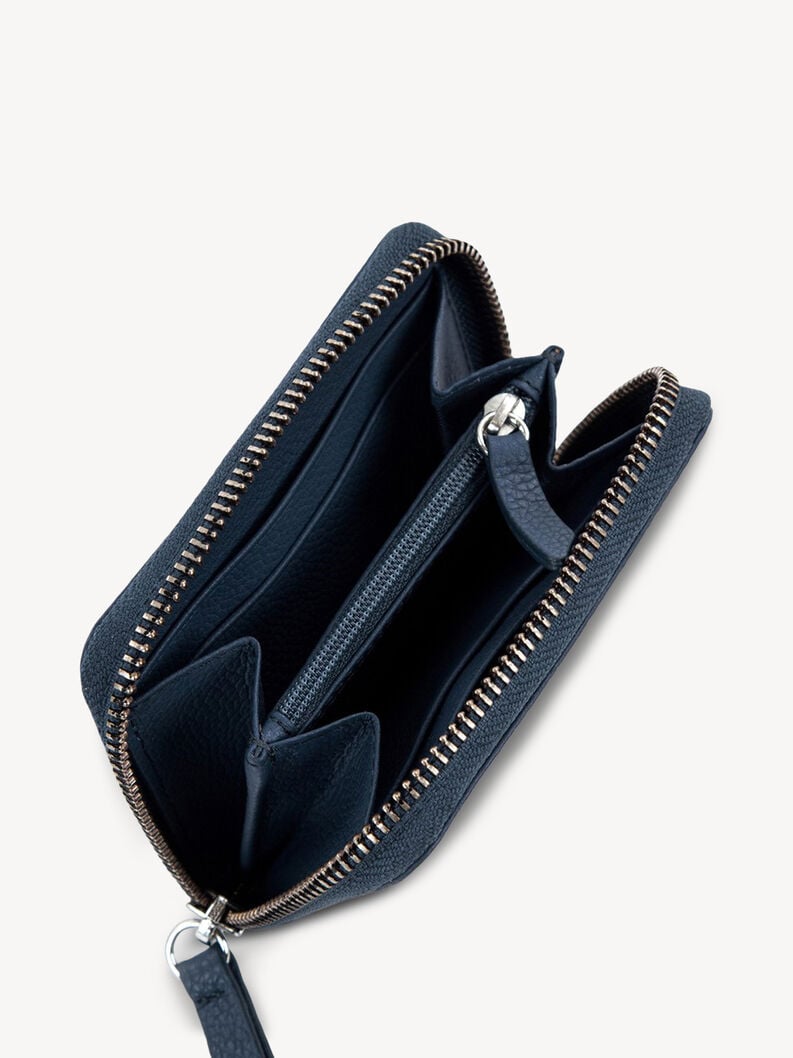 portafoglio in pelle - blu 50009-500 compra tamaris borse amp custodie online