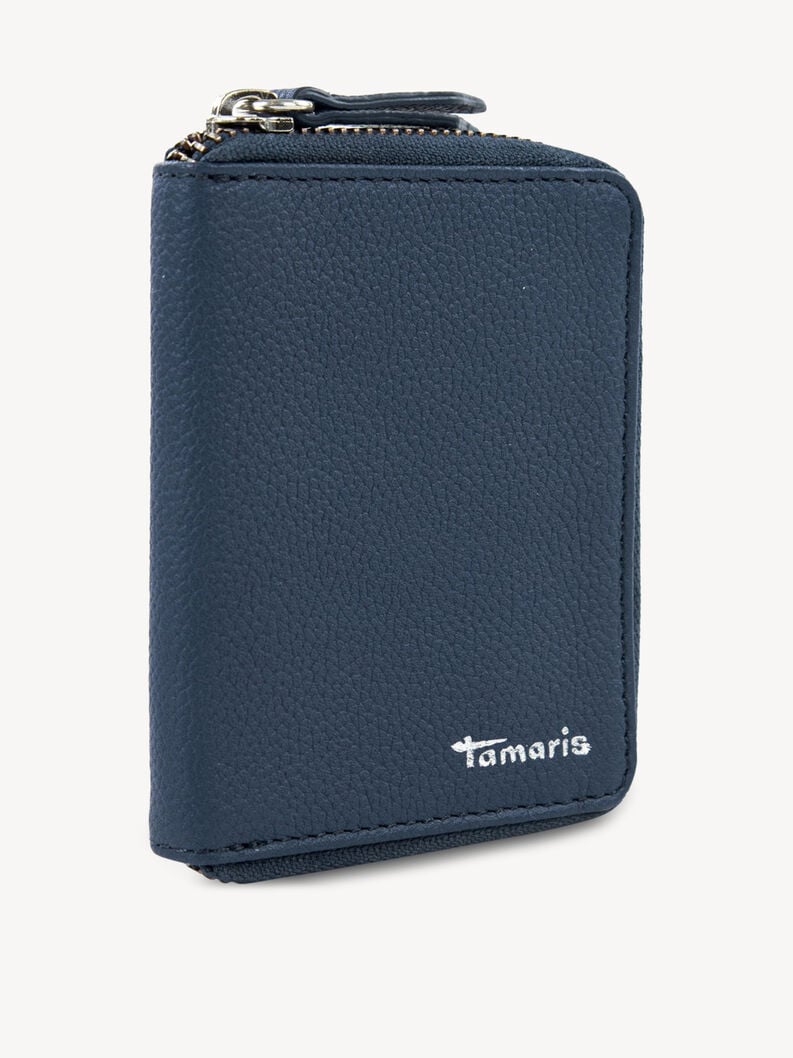 portafoglio in pelle - blu 50009-500 compra tamaris borse amp custodie online