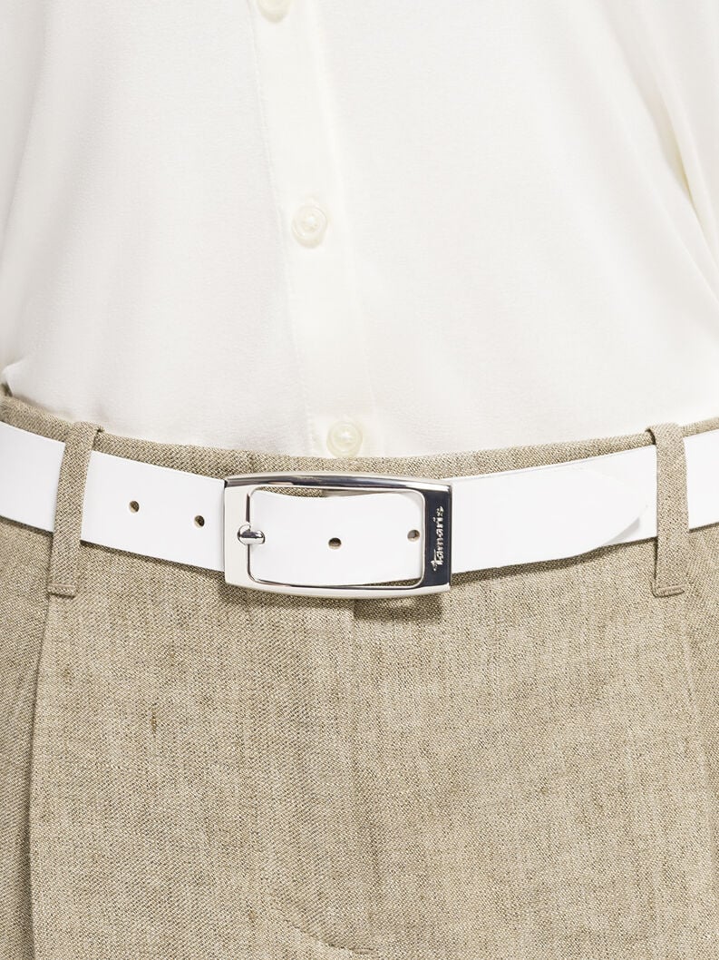 cintura in pelle - bianco tb0006l07-100 compra tamaris cinture online