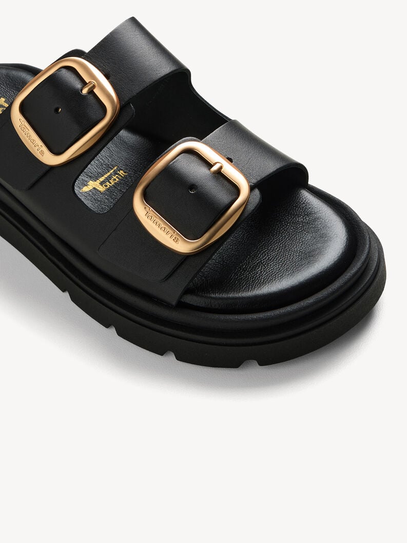 in pelle di mulo nero 1-27239-42-003 compra tamaris muli online