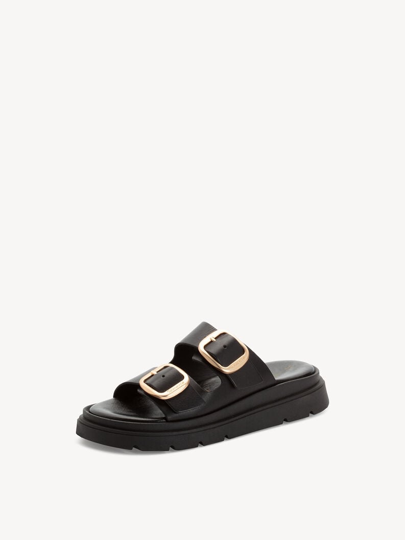 in pelle di mulo nero 1-27239-42-003 compra tamaris muli online