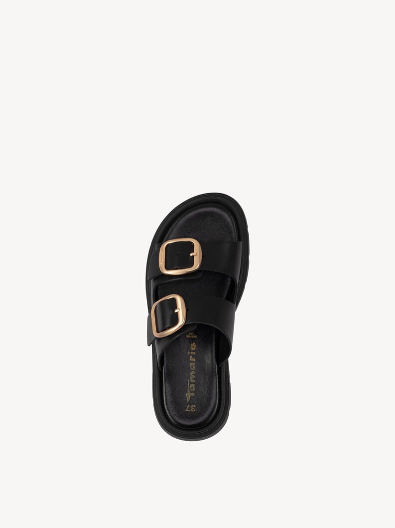 in pelle di mulo nero 1-27239-42-003 compra tamaris muli online