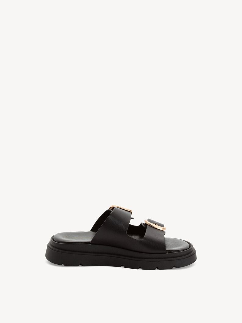 in pelle di mulo nero 1-27239-42-003 compra tamaris muli online
