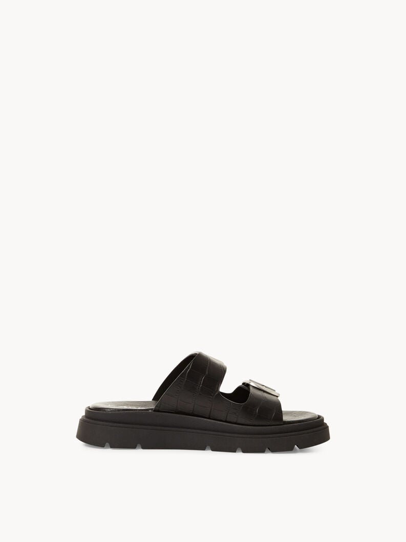 in pelle di mulo nero 1-27239-42-028 compra tamaris muli online