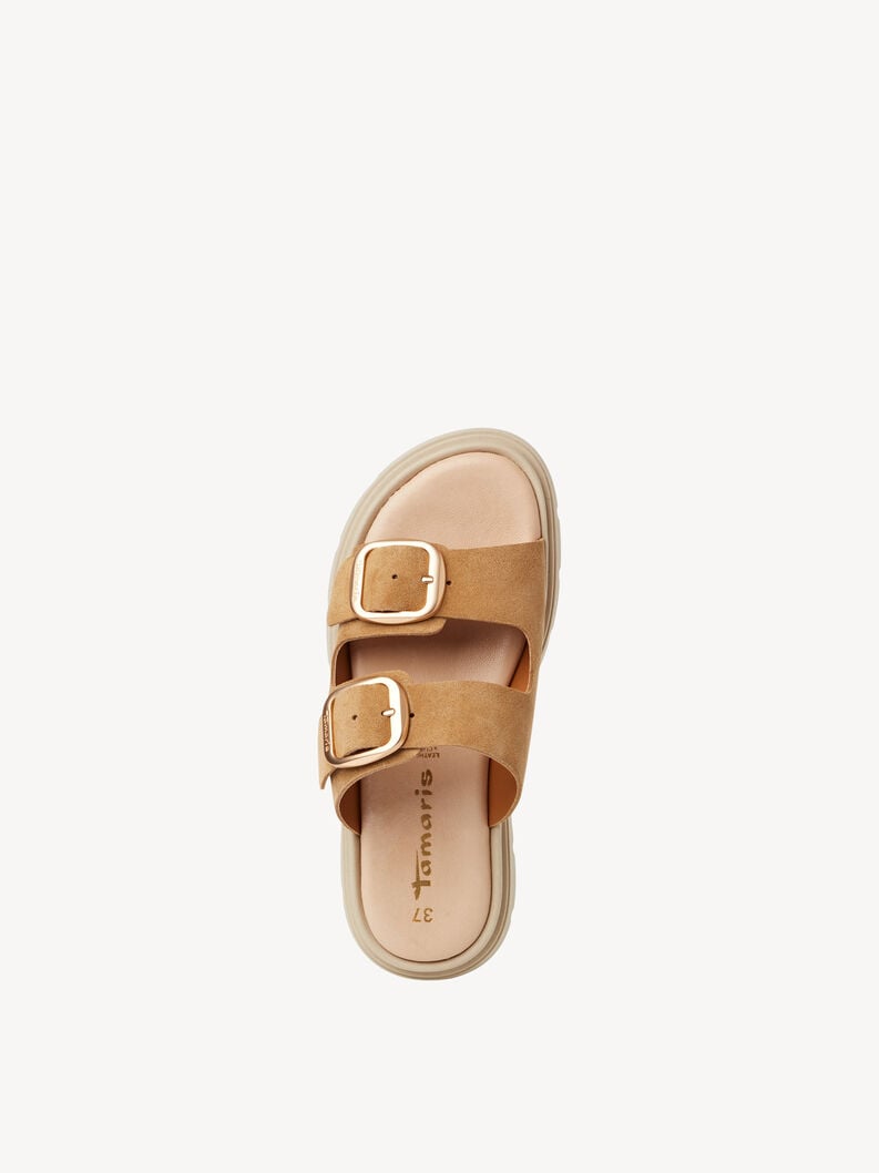 pelle di mulo - beige 1-27239-42-346 compra tamaris muli online